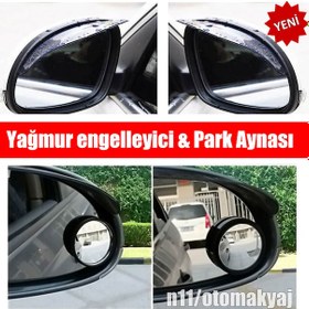 Resim Lada Jiguli Ayna Yağmur Rüzgar Engelleyici Park Aynası Seti 