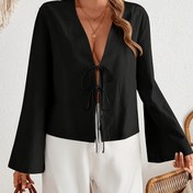 Resim Targeted Stil Karışımı Polyester Gömlek 