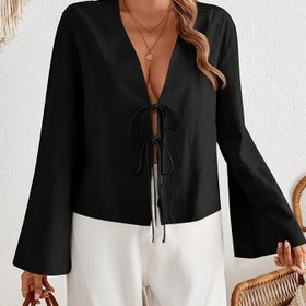 Resim Targeted Stil Karışımı Polyester Gömlek 