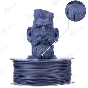 Resim Microzey Gümüş Mavi Pla Filament +1Kg 