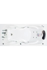 Resim Waterway Ocean Sıde Jakuzi 170x80 H:55 Party Hidromasaj Sistemli Küvet Gövde Metal Ayak Ön Panel 