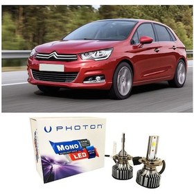 Resim Citroen C4 Led Xenon Kısa Far Ampulü H7 Mono Yeni Seri Beyaz 2012-2017 