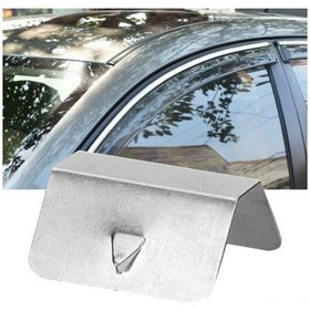 Resim Moveevo Araçlar İçin Evrensel Yağmur Göbeği Sabitleyici Klipsler - Paslanmaz Çelik, Güvenli Tutma, 12 Adet 