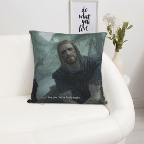 Resim 1 adet Adam Desenli Koltuk Minder Kılıfı, Sevimli Yastık Kılıfı, Dekoratif Yastık Kılıfı, (Minder Dahil Değildir) 45.72x45.72 cm, Halloween, Yılbaşı Hediyesi Olarak 