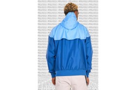Resim Nike Sportswear Windrunner Jacket Blue Navy Kapüşonlu Erkek Ceketi Mavi Lacivert 