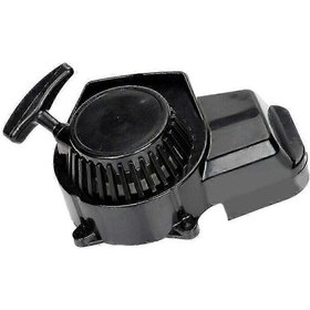 Resim 47cc Minimoto Motorları İçin Çekme İpli Marş Motoru Siyah 