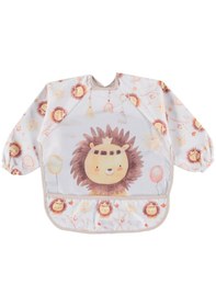 Resim Bebechi Bambino Kids Uzun Kollu Mama Ve Aktivite Önlüğü 6-24 Ay Beyaz - Turuncu 