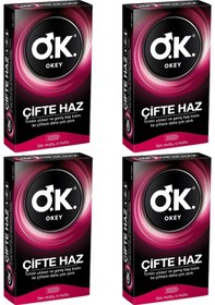 Resim Okey Çifte Haz Prezervatif 10'lu x 4 
