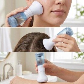 Resim Varyant Store 140 Iğneli Serum Hazneli Dermaroller - 0-3 mm Ayarlı Dermaroller Mikro Iğneli Saç, Cilt ve V 