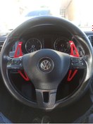 Resim Lazer Store Universal F1 Kulakçık Paddle Shift Kırmızı Ultra Parlak 