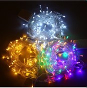 Resim Pembe Animasyonlu Led Işık 10 Metre 100 Ampullü Yılbaşı Işıkları 