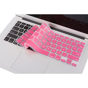 Resim Açık Pembe Laptop Macbook Air Pro Klavye Kılıfı Us-tr Baskı A1466 A1502 A1398 Ile Uyumlu 