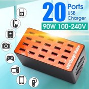 Resim Electronıc Outlet Yüksek Yüksek Usb Şarj Şarj Noktalı Noktalı Kaliteli İstasyonu Hub Hızlı Güçlü Çok Cihazı Bağlantı Bağlantı Akıllı 20 Pl 