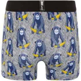 Resim Farm Animals Monkey Banana Bue Desenli Boxer Çok Renkli 