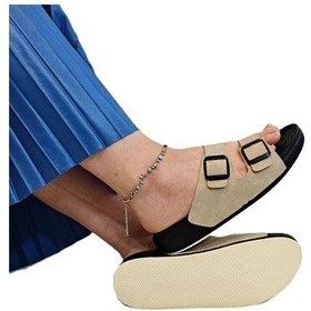 Resim Pierre Cardin 7410 Krem Çift Tokalı Yumuşak Taban Rahat Terlik Krem Beyaz Krem - Beyaz 