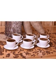 Resim Bambum Narvari 6 Kişilik Kahve Fincan Takımı B0687 