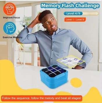 Sunshine022 Sarı Renkli 5 Oyun Modlu Taşınabilir Elektronik Satranç Hafıza Ve Zeka Geliştirici Oyun Konsolu