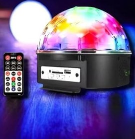Resim Bluetooth ve Uzaktan Kumandalı Çok Renkli Masaüstü Disko Topu, Ürün Kodu: TEK-8FFE31839D9FD16F2741B9-CAN 
