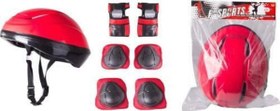 Resim Toprockstore Çocuk Kask Dizlik Dirseklik Koruyucu Seti 