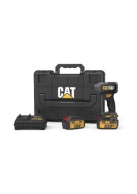 Resim Cat Dx71.2 18volt 4.0ah Li-ion Çift Akülü 215nm Kömürsüz Profesyonel Şarjlı Darbeli Tornavida Fr Dx71.2 
