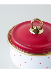 Resim English Home Bright Dream Emaye Baharatlik 0,5l Kırmızı - Beyaz Kırmızı - Beyaz 