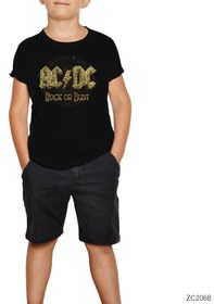 Resim Ac Dc Rock Or Bust Siyah Çocuk Tişört 