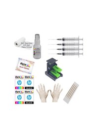 Resim HP 2050S 2510 2512 (301) Kartuş Mürekkep Dolum Seti 500 ML Siyah N 