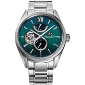 Resim Orient Star Re-by0005a00b Otomatik Çelik Gri Open Heart Yeşil Kadran Safir Kristal 10 Atm 40 Mm Erkek Kol Saati 