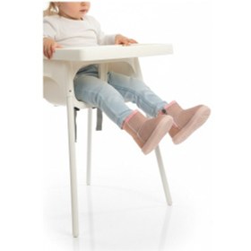 Resim Ayakmod Pembe Simli İçi Kürklü Fermuarlı Bebek Bot 1212 B Pembe Simli 