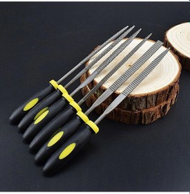 Resim Ahşap için Mini Törpü Plastik Saplı 14 CM Eğe Seti 6 Parçalı 