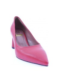 Resim Dgn 360 Sivri Burun Parmak Dekolteli Kisa Topuklu Ayakkabi 360-1918-R0766 Kırmızı 