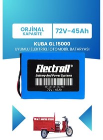 Resim Kuba Gl15000 Uyumlu Batarya Lifepo4 72v 45ah 