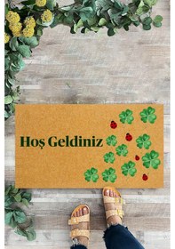 Resim Uğur Böceği, Şans İç Ve Dış Kapı Önü Paspası, Dijital Baskı Pasps 