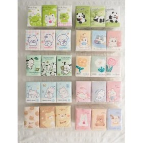 Resim Hediye Bahçesi Sevimli Figürlü Çocuk Mendili 9'lu Paket 