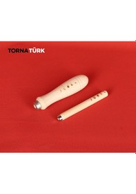 Resim Kuyumculuk Ahşap Eğe Sapları Metalik 