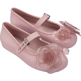 Resim Mini Melissa Soft Ballerina Studs Petals Kız Çocuk Babet Pembe 37822 Pembe 