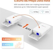 Resim Tenda O1-5g-kıt Outdoor 867 Mbps 9 Dbi Dış Mekan Access Point 
