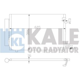 Resim KALE 342860 Klima Radyatoru Kondenser (ford: Fiesta Vı 1.25 1.4 16v 1.4tdci 08- ) 1513108 (WN795527) 