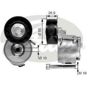 Resim GATES T39017 V KAYIŞ GERGİ RULMANI LINEA DOBLO 1.6 JTD 2.0 JTD 