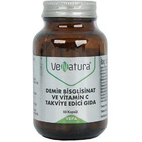 Resim Venatura Demir Bisgilisinat Vitamin C 90 Kapsül 