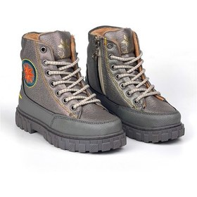 Resim Erkek Çocuk Platin Oranj İçi Kürklü Termo Taban Suya Soğuğa Dayanıklı Günlük Rahat Bot Platin 