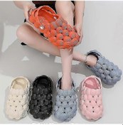 Resim Kadınlar İçin İç Ve Dış Mekan Slingback Bubble Terlikler, Sağlam Kaymaz Eva Terlikler, Kadın Ayakkabıları Newway Gri 