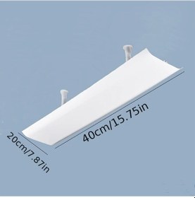 Resim Boatshop1 1 Adet Modern Tavan Hava Kanalı Rüzgar Kalkanı - Klima İçin Esinti Önleyici Üstten Havalandırma 20x40cm 