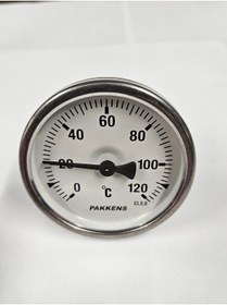 Resim Pakkens ÇAP 63 ARKADAN 0/+120 DERECE 10 CM TERMOMETRE - 