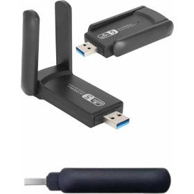 Resim Wifi Alıcı Dual Band USB 3.0 Adaptör Kablosuz Windows 7/8/10/11 