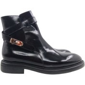 Resim Oneka Shoes Erkek Günlük Çizme gold kilit tokalı siyah açma 420525ÇYT1016 