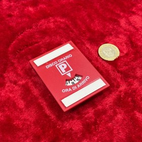 Resim Korkmaz Oto Market & Aksesuar Etiketçilere Mini Park Saati Kırmızı 