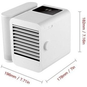 Resim Taşınabilir Klima Fanı Ux6zos Beyaz 