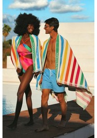 Resim Delmor Viva, Taşıma Çantalı, Doğa Dostu, Büyük Boy 100x180 Cm , Plaj Havlusu. 