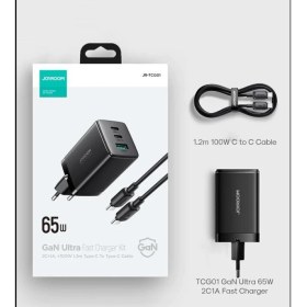 Resim Joyroom 65W Pd+Usb Çoklu Şarj+Kablo 